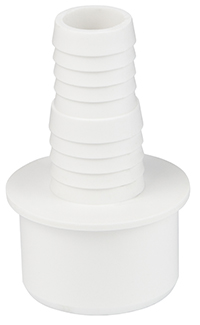 Заглушка со штуцером 40 ПП белая WaterMark /16/160 шт/