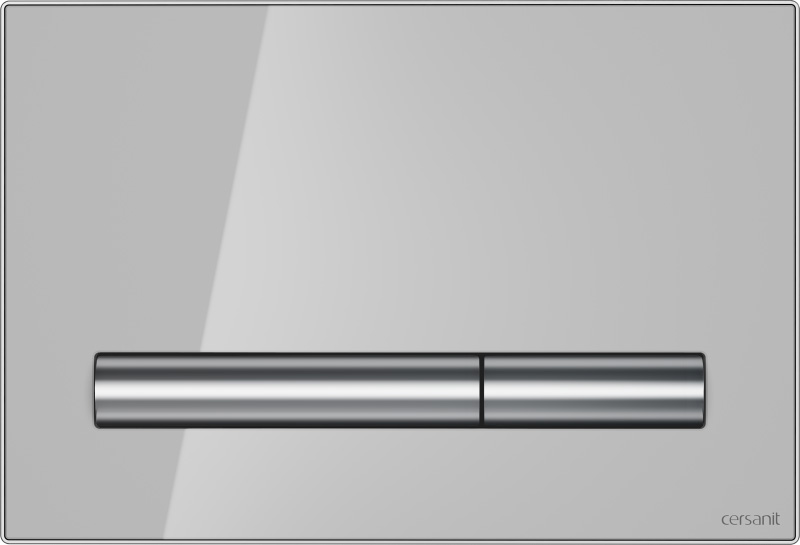 Кнопка PILOT для LINK PRO/VECTOR/LINK/HI-TEC стекло серый Cersanit