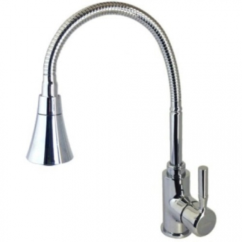 смеситель кухня LEDEME гибкий излив картридж д.25 хром L4199