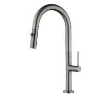 26466-15  KAISER Merkur кухня бок. выдвижн. Ø25, Gunmetal