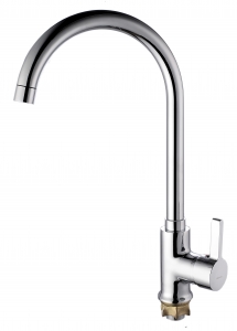 4004  VIKO кухня боковой Ø35, цинк, R-излив с гайкой Chrome