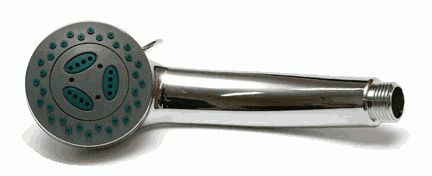 лейка MELODIA 3 функции, d65мм, хром/серый/зеленый MKP20573P