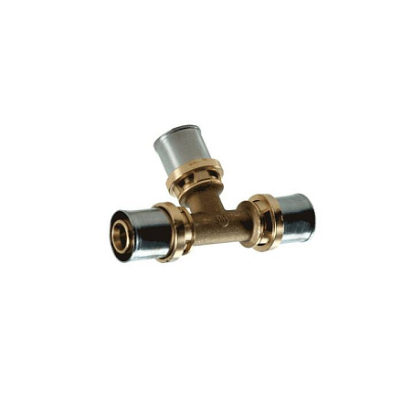 Тройник МП/PE-X пресс лат Дн32х16х32 перех Giacomini RM151Y090