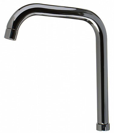 излив для кухонного смесителя Г-образный люкс с аэратором 23см MELODIA MKP20666P