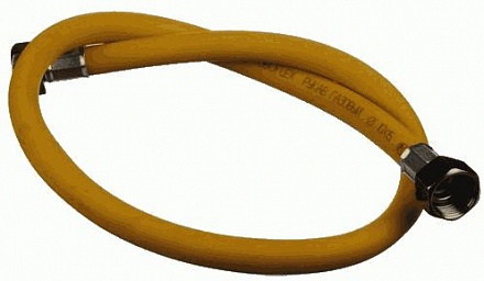 шланг газовый жёлтый 1, 0м в/н TUBOFLEX (в упаковке)