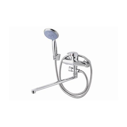 Смес/ванна ПСМ-527-037 однор дл/изл плоск Lобр в/к PROF ECO Профсан PSM-527-037