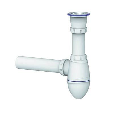 Сифон умыв бут 1 1/2"x40 пр/тр 40 нерж/сетка Unicorn A210