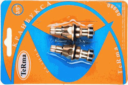 кран-букса MELODIA резина 3/8" 8*24 2 шт/уп MKP06979BL (арт. 011)