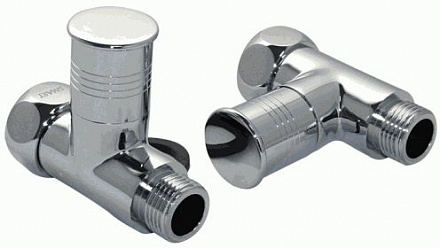 вентиль прямой колпак для полотенцесушителя 1" * 1/2" г/ш (пара) SMART