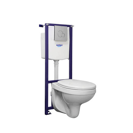 Система инсталл Альфа унитаз+кн/хр сид PP Santeri 1.3815.9.S00.00B.0