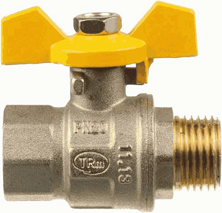 кран шаров. TeRma-R газ. 1/2"в/н бант 30563