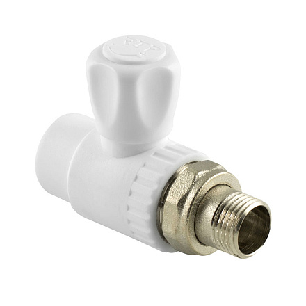 кран шаровой для радиатора с американкой прямой 20-1/2" нар РТП