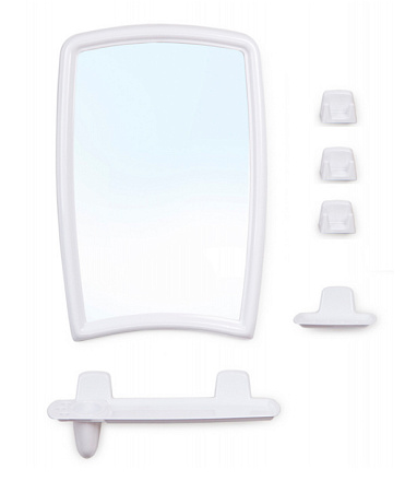 набор для ванной BEROSSI 4101 снежно-белый