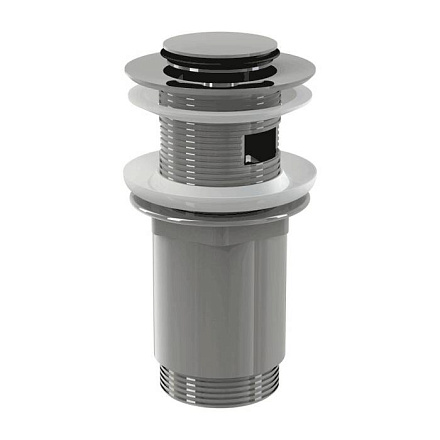 Клапан донный умыв с/пер 1 1/4" лат L=69мм хром Alca A391