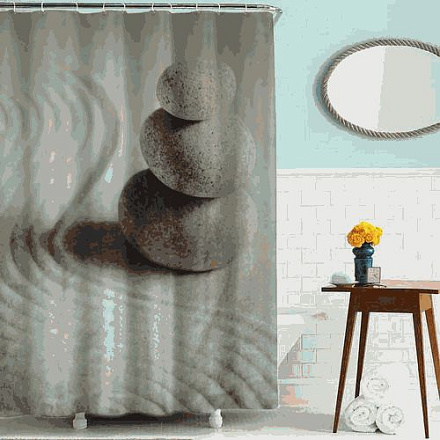 шторка д/в тканевая 180х200см "Просветление" MZ-78