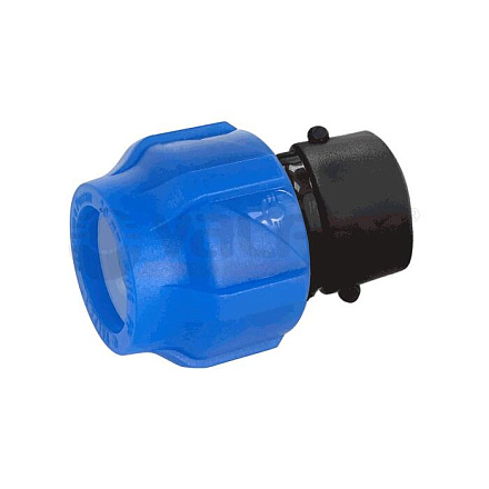 Муфта компресс ПЭ Дн63х2" ВР Ру16 VALFEX 121001263200
