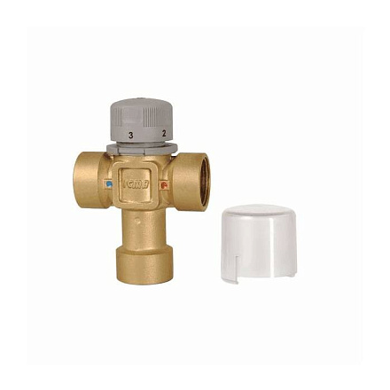 Клапан смес т/стат лат Ду15 Ру10 м/м Kvs1.5 30-60C Icma 90149AD05
