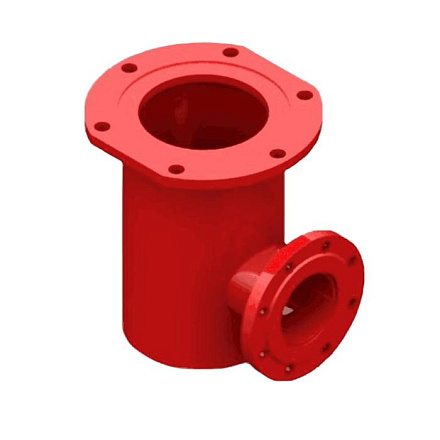 Подставка пожарная ст односторонняя ППФО Ду100 Ру10 СпецСнаб