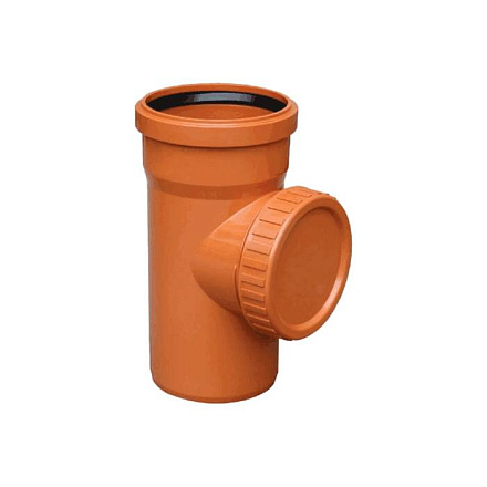 Ревизия НПВХ кор б/н Дн160 с крышкой в/к Хемкор 2491208