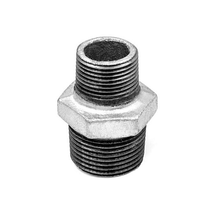 Ниппель чуг перех оц Ду25х15 (1"х1/2") НР Fittex PLUS