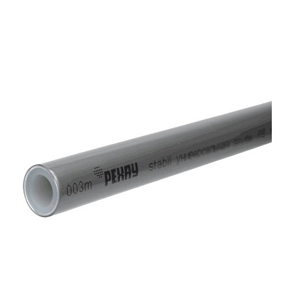 Труба PE-Xa/AI/PE stabil сер Дн20х2,9 Ру10 Т95C 100м RAUTITAN Рехау 11301313100