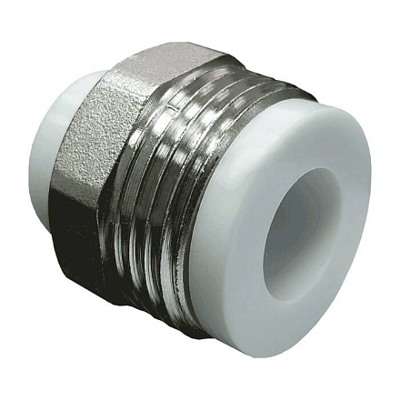Штуцер PP-R сер комб Дн20х3/4" НР VALFEX 10137120Г