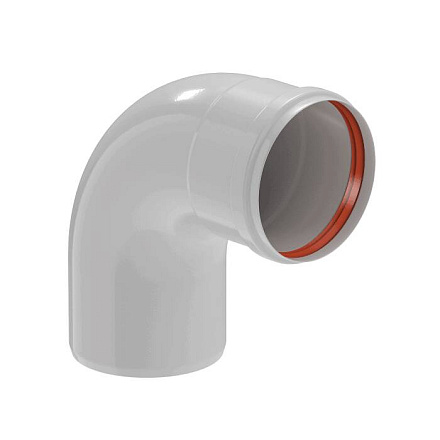 Отвод алюминий 80 мм 90 гр KRATS PK80-90L