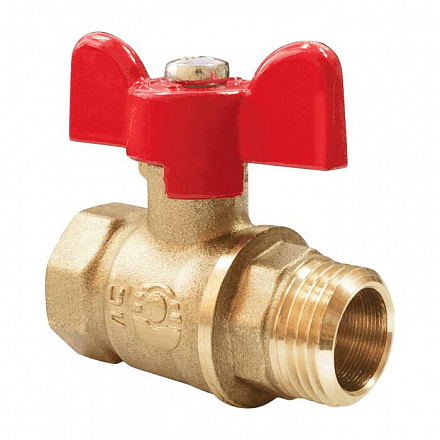Кран шар лат 11Б27фт1М OPTI Ду20 Ру25 м/р полн баб VALFEX VF.218.L0B1.034