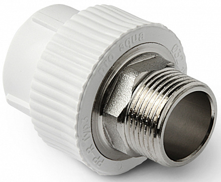 муфта PPRC комб. под ключ 90*3"нар. PRO AQUA