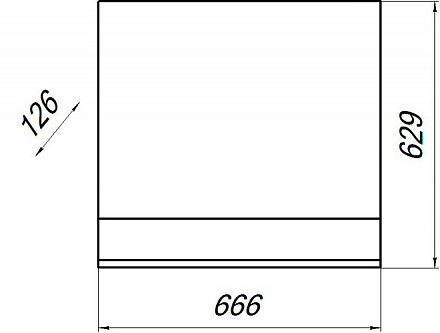 зеркало Модерн 70 дуб Бардолино