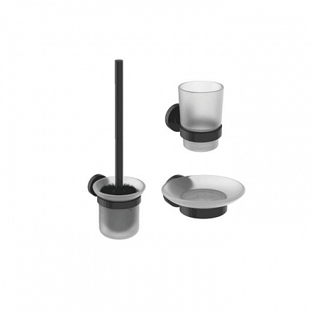 Набор аксесс IOM 3 предмета черн мат Ideal Standard A9245XG