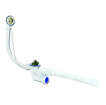 обвязка VIR д/ванны 1.1/2" Универсал нерж.чашк, гофрой 40/50 (500мм) арт.2420