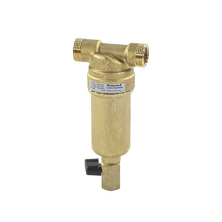 Фильтр T-обр лат Ду15 Ру25 р/р сл кран Honeywell FF06-1/2"AAM