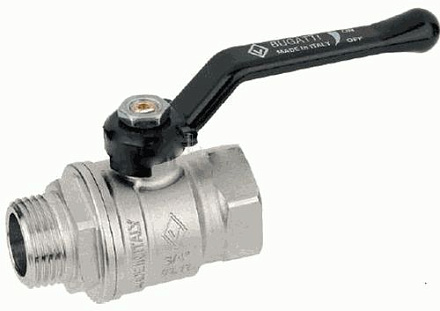 кран шаровый BUGATTI 1/2" в/н ручка (серия 915) 