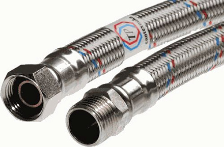 подводка для воды гибкая Гигант нерж. 150см в/н 1" TР