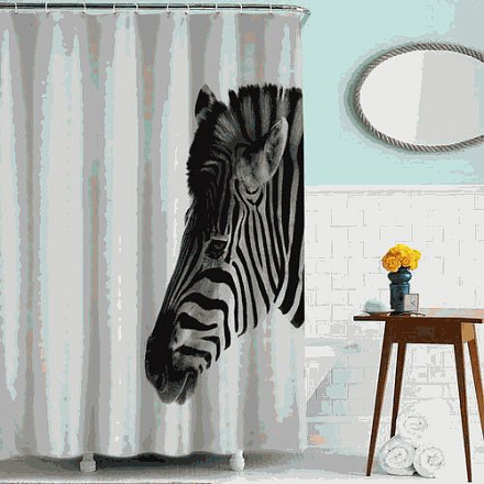 шторка д/в тканевая 180х200см "Зебра" MZ-46