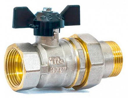 кран шаровой TeRma NEOS 3/4" с америк. бант 32024
