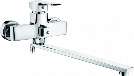смеситель ванна LEDEME длинный.излив 350мм, картридж д.35мм L2258