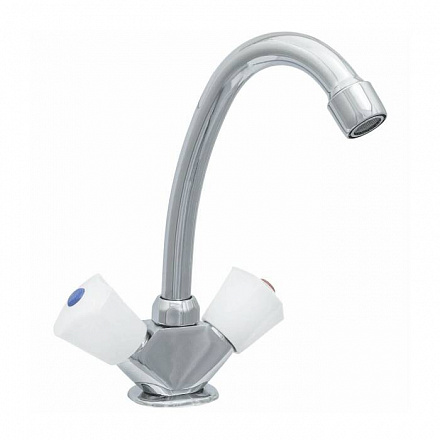 Смес/умыв ЦС 12г бел р/затв кор/изл пл/мах гайка б/п Стандарт Подольск СМ506402