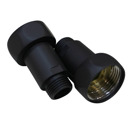 соединение прямое 1"*3/4" в/н черный мат (пара) MELODIA MKP21015Cbk