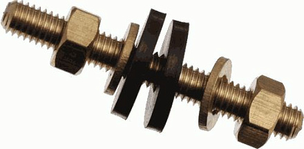 шпилька лат.(лат.гайки) д/креп. стойки смыв. бачка  М6 (1шт) 06989