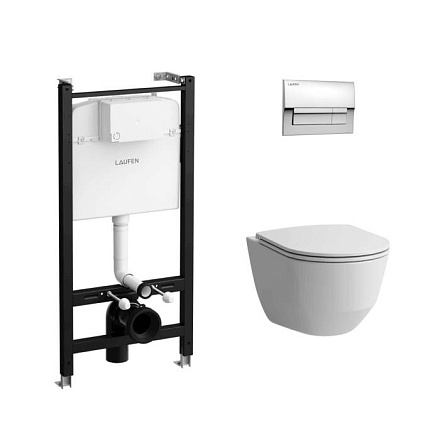 Система инсталл PRO б/о унитаз+кн/хр сид дюр микр Laufen ZRU9307615