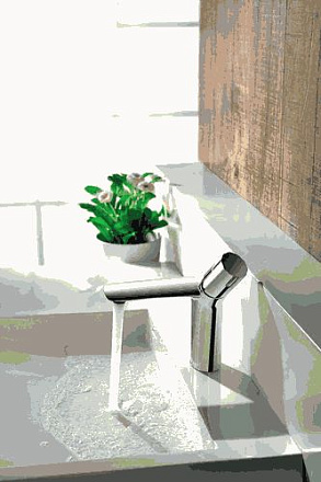 смеситель умывальник LEMARK Wing картридж 35мм, монолитный ,  LM5306C