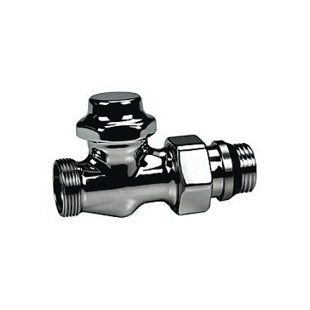 Клапан запорн гп хром Ду15 Ру16 1/2"x16 НР прям Giacomini T31CX003