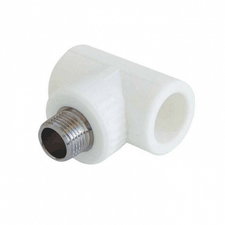 Тройник PP-R бел комб Дн20х1/2" НР VALFEX 10128020