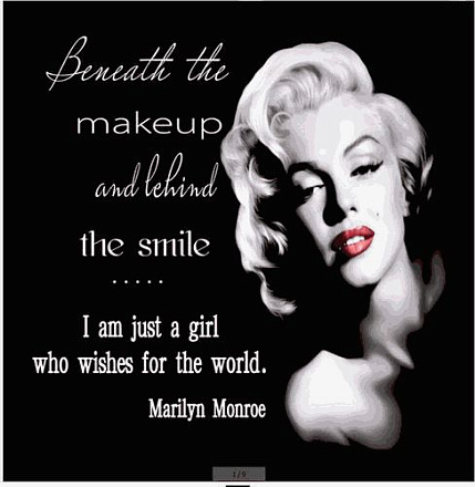 шторка д/в тканевая 180х180см "Мэрилин Монро" MZ-56