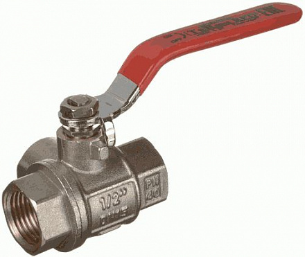 кран шаровой TeRma RED 1/2" L-обр. трехходовой ручка 31063