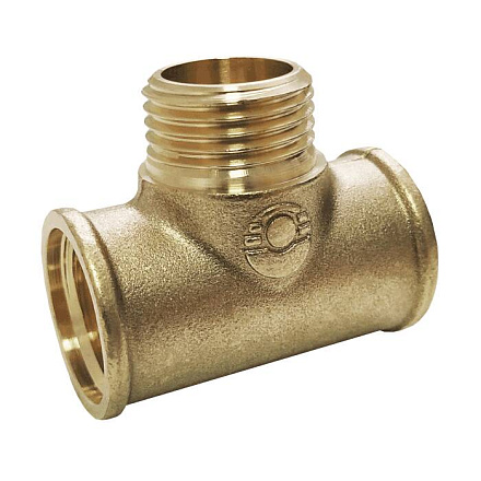 Тройник лат перех Ду20х15х15 м/р/м VALFEX VF.132.L.034.012.012