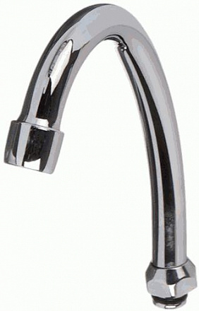 излив для кухонного смесителя тип "ёлка" с аэратором 15см русский стандарт MELODIA MKP20678P