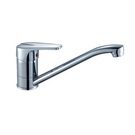 смеситель кухня ROSSINKA картридж д.40мм с поворотным изливом 250мм, хром D40-21